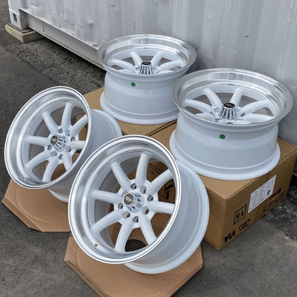 即納 在庫限り 15x8J ±0 PCD 100 114.3 4穴 15インチホイール4本セット 