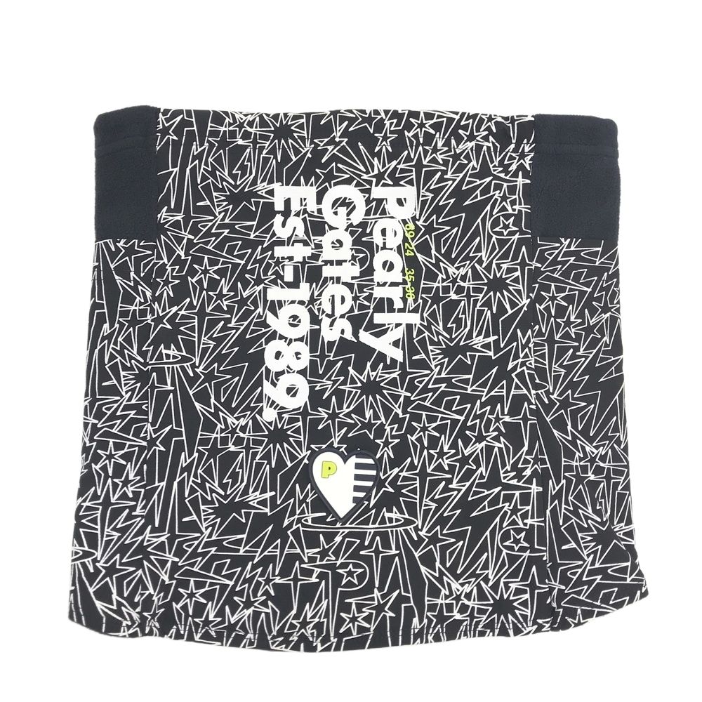 PEARLY GATES パーリーゲイツ 2025年モデル 裏フリース ネックウォーマー 星総柄 ネイビー系 FR [240101674089] ゴルフウェア ストスト PEARLY GATES パーリーゲイツ 2025年モデル 裏フリース ネック