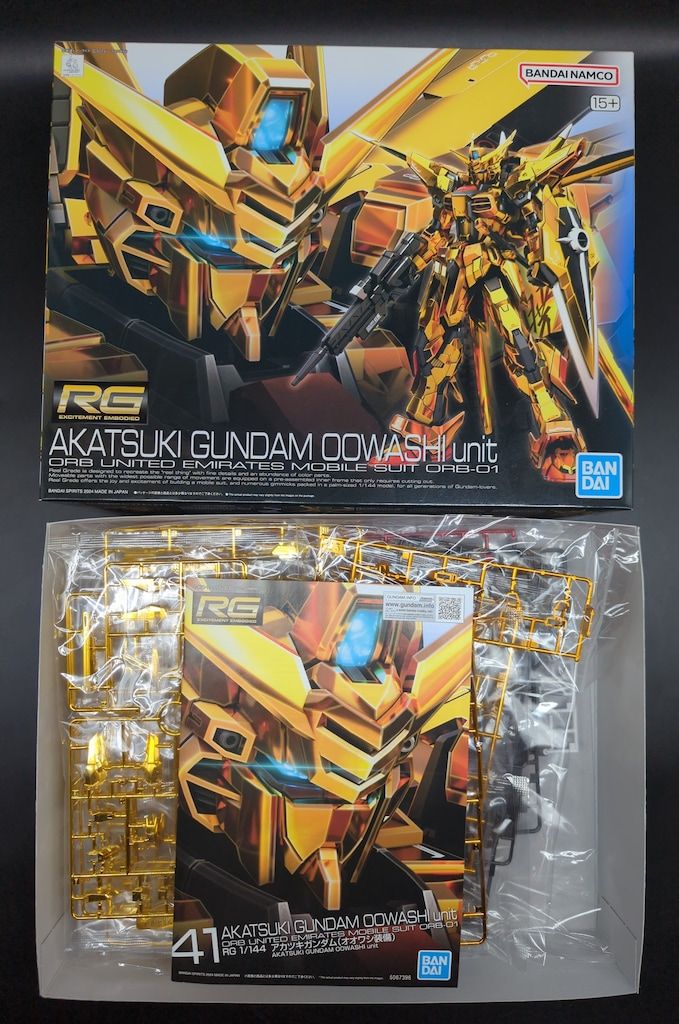 バンダイ 1/144 RG アカツキガンダム(オオワシ装備) 未開封未組立品