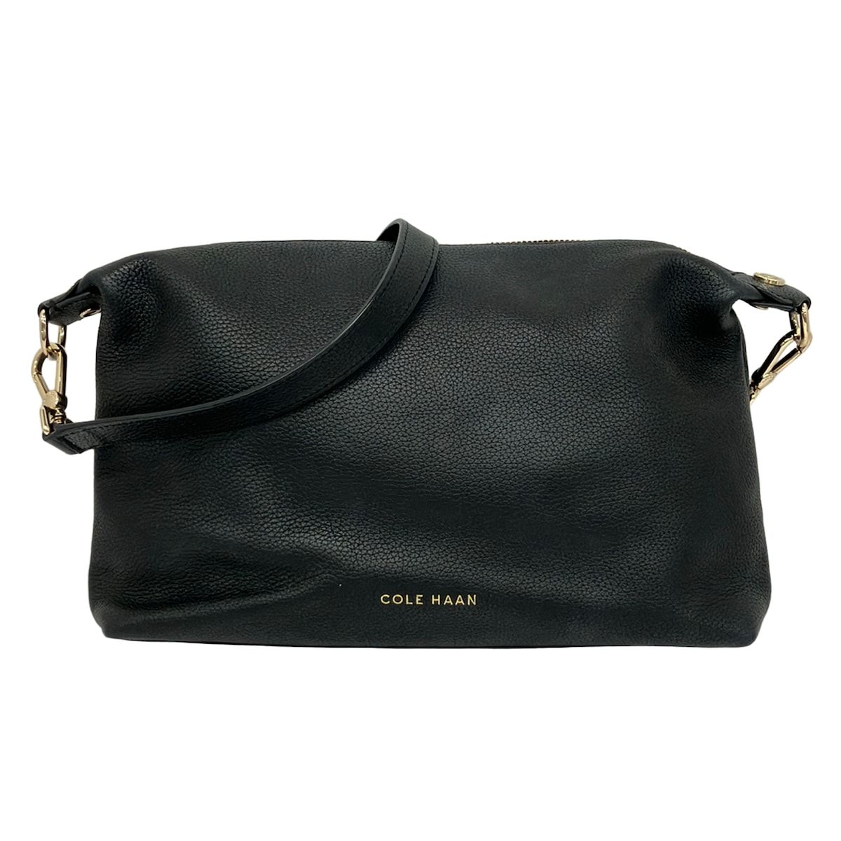 COLE HAAN(コールハーン) ショルダーバッグ - 黒 レザー - メルカリ