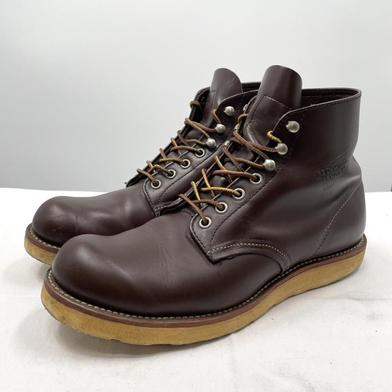 【中古】RED WING 8134 プレーントゥブーツ 27㎝ チョコレートカラー ブーツ レッドウィング[17][240017765471] 中古】RED WING 8134 プレーントゥブーツ 27㎝ チョコレートカラー
