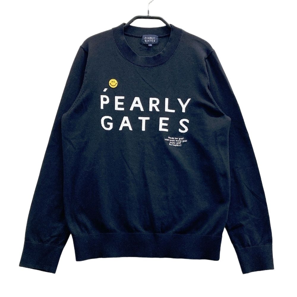 サイズ：1 PEARLY GATES パーリーゲイツ ニットセーター ネイビー系