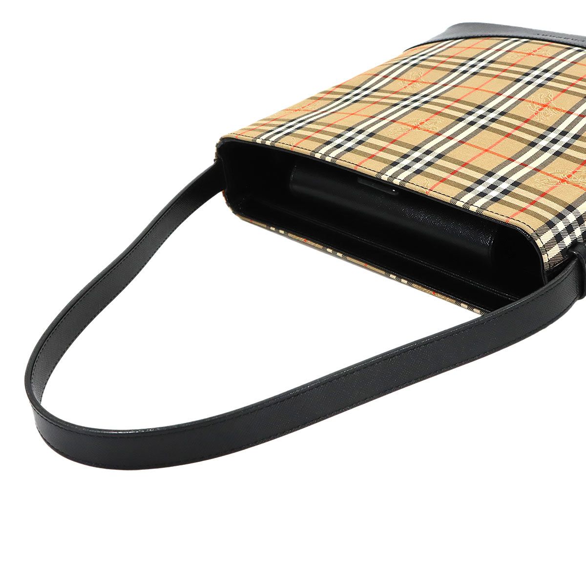 新品同様 バーバリー BURBERRY ヘイマーケットチェック ショルダー 