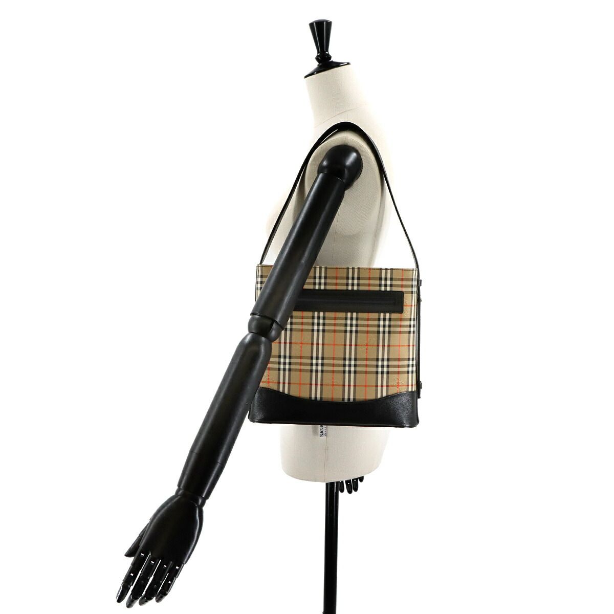 新品同様 バーバリー BURBERRY ヘイマーケットチェック ショルダー 