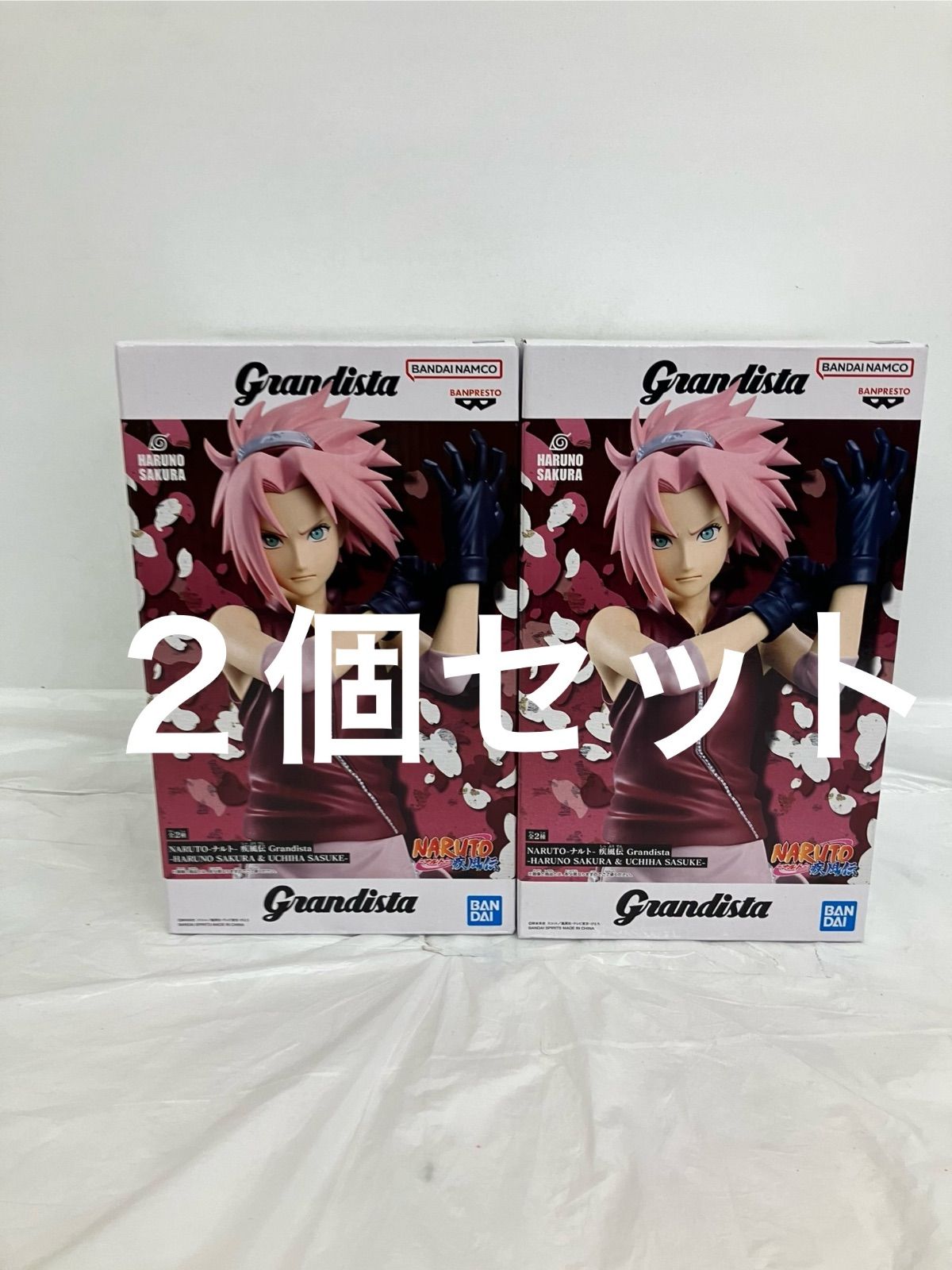 未開封 NARUTO 疾風伝 Grandista 春野サクラ フィギュア 2個セット 