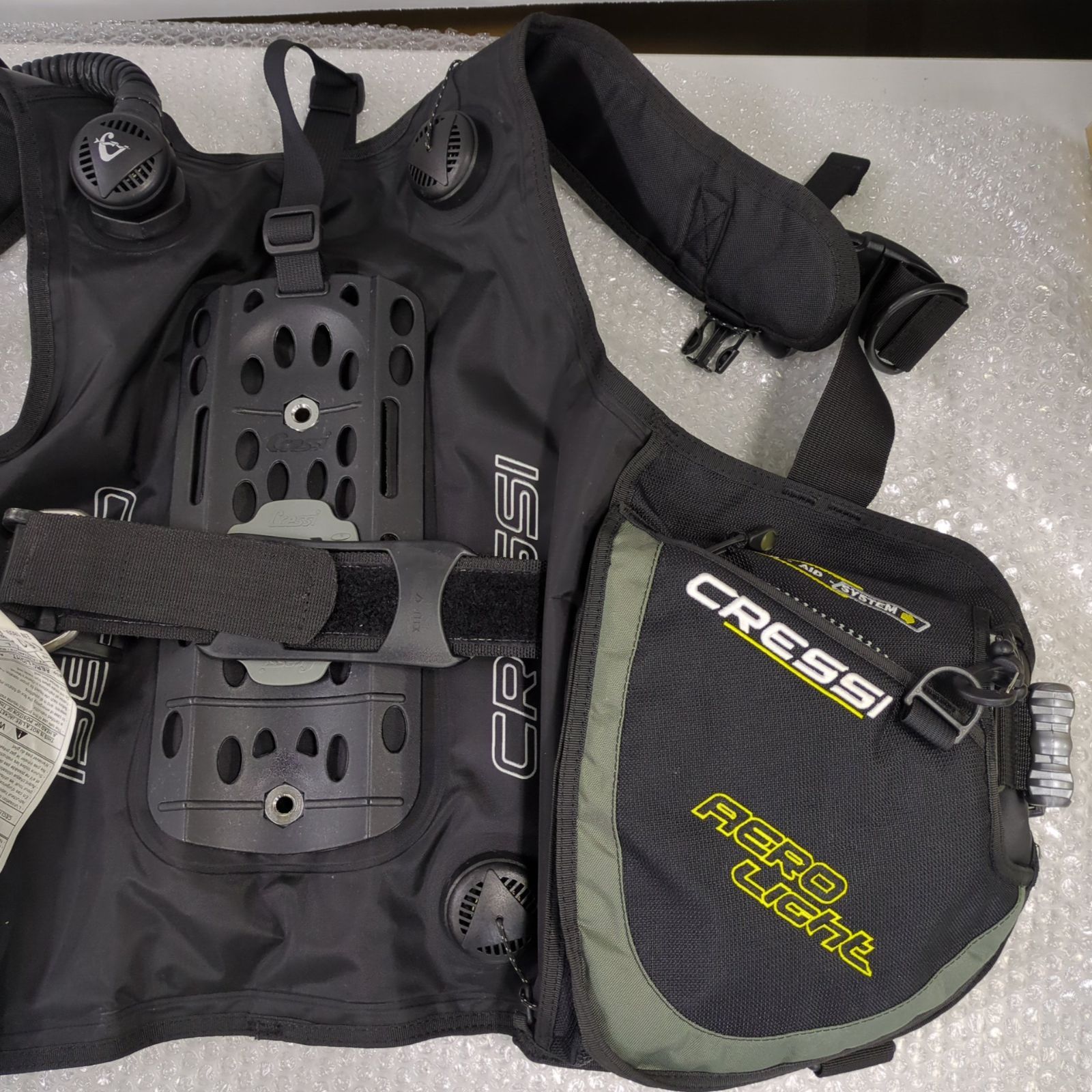 D34879】（現状品）CRESSI AERO LIGHT BCジャケット スキューバー 