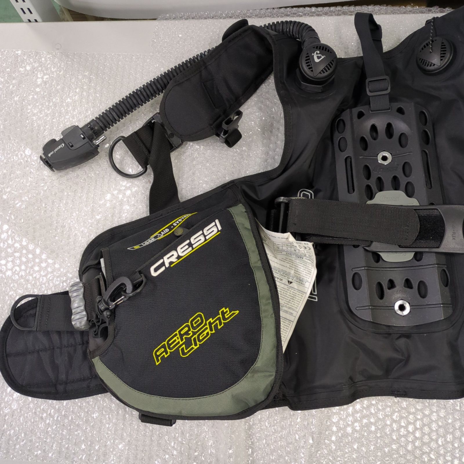 D34879】（現状品）CRESSI AERO LIGHT BCジャケット スキューバー 