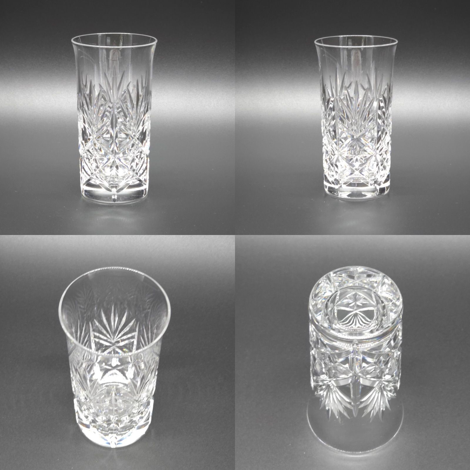 HOYA CRYSTAL グラス 4箱 24個セット クリスタルグラス タンブラー 札幌市 屯田店 ホヤ クリスタル(HOYA CRYSTAL) クリスタル デ ロア Crystal Des Rois