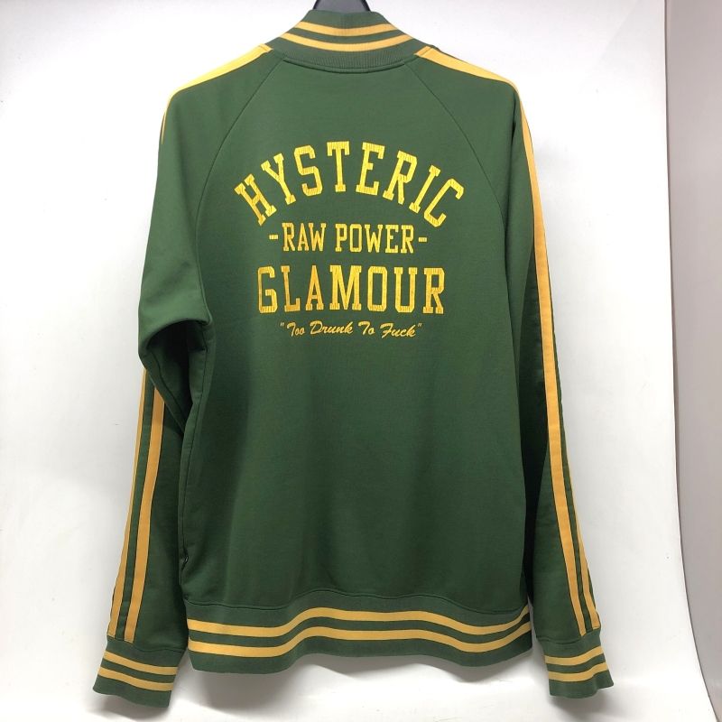 初期HYSTERIC GLAMOUR ヒスガール ジャージ グリーン ヒス 01w-6432 ヒステリックグラマー HYSTERIC GLAMOUR トラックジャケット