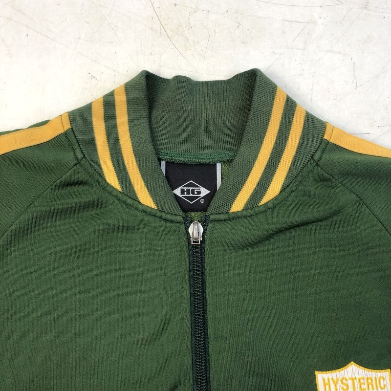初期HYSTERIC GLAMOUR ヒスガール ジャージ グリーン ヒス 01w-6432 ヒステリックグラマー HYSTERIC GLAMOUR トラックジャケット