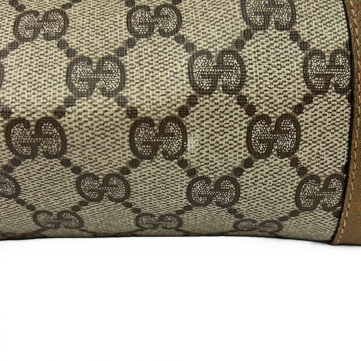 GUCCI(グッチ) ショルダーバッグ オールドグッチ,GGツインズ ライトグレー×ダークグレー×カーキブラウン レザー GUCCI(グッチ) ショルダーバッグ オールドグッチ,GGツインズ ライト