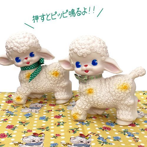 ソフビ人形 ひつじ ヒツジ 仔羊 メリー アメリカン雑貨 ラバードール