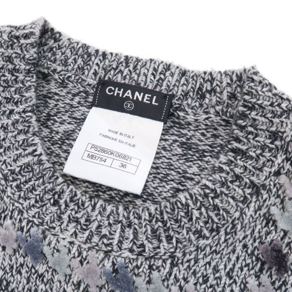 シャネル ニットトップス  P52860【Aランク】【中古】 CHANEL - シャネル ニットトップス P52860【Aランク】【中古】の通販