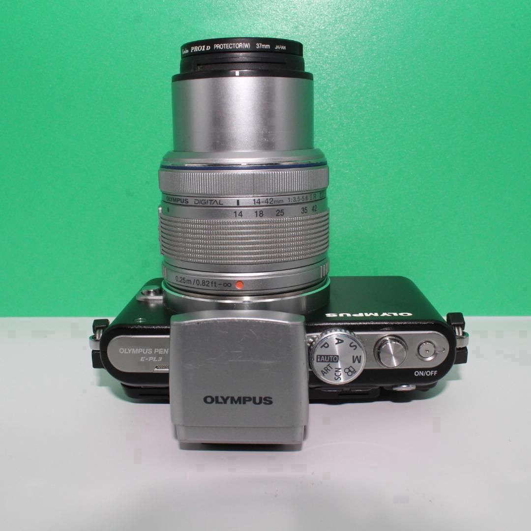 【動作確認済・ショット数7207】OLYMPUS E-PL3 ストロボ付 動作確認済・ショット数7207】OLYMPUS E-PL3 ストロボ付 - メルカリ