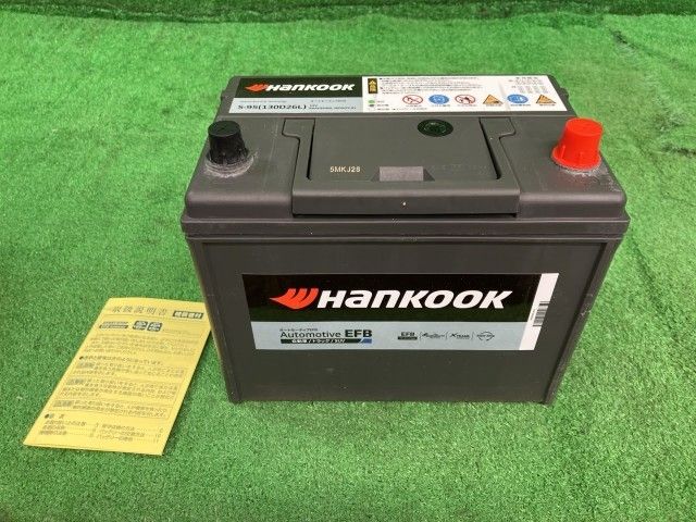 Hankookバッテリー AutomotiveEFB S-95（130D26L） バッテリー ハンコック S-95/130D26L - メルカリ