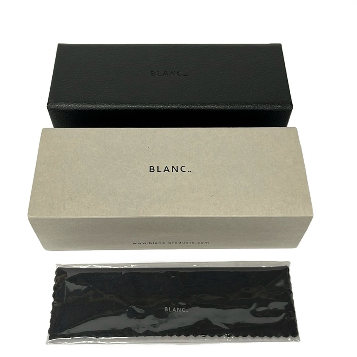 BLANC..(ブラン) サングラス - クリアグリーン×オリーブグリーン