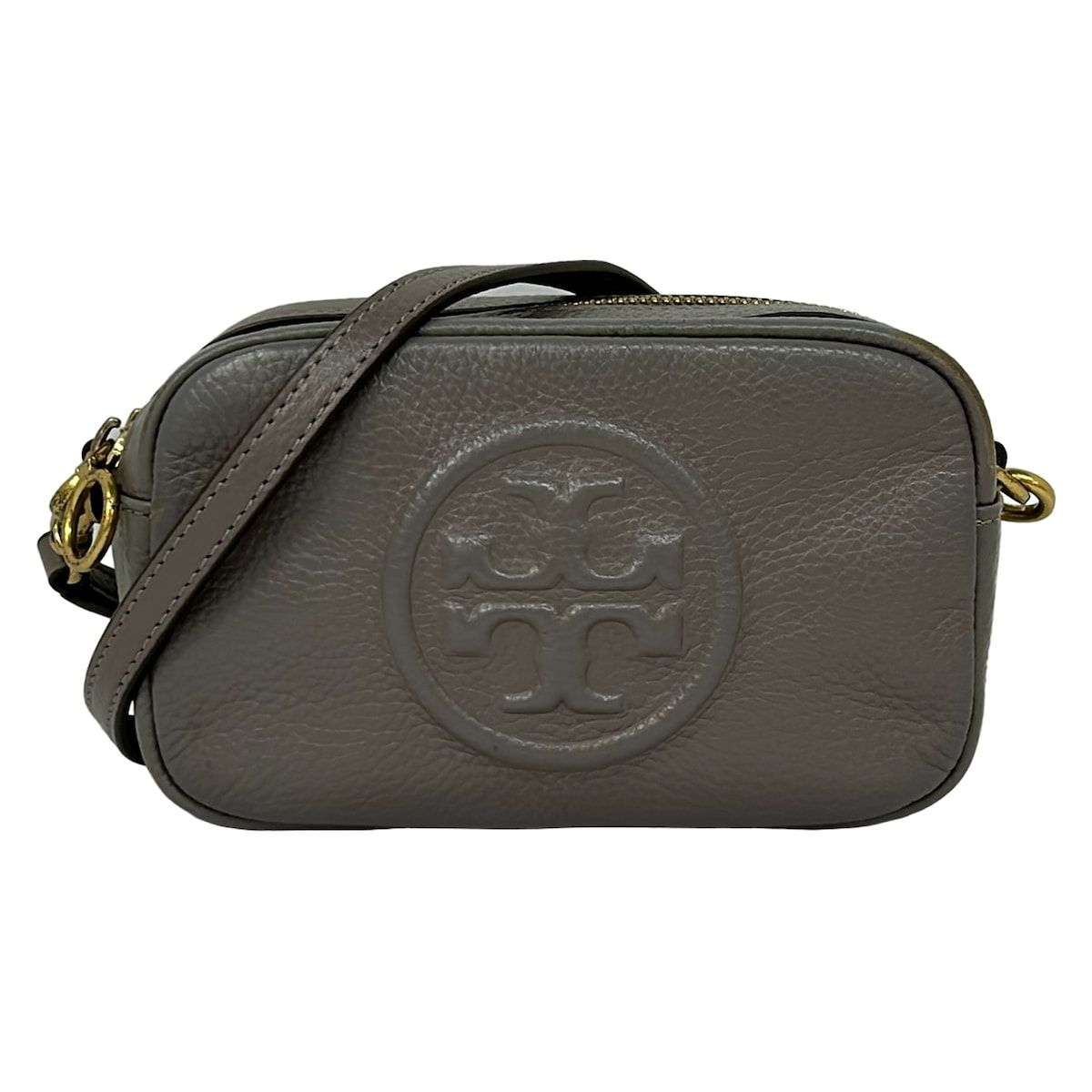 TORY BURCH(トリーバーチ) ショルダーバッグ グレー ミニ レザー TORY BURCH(トリーバーチ) ショルダーバッグ グレー ミニ レザー