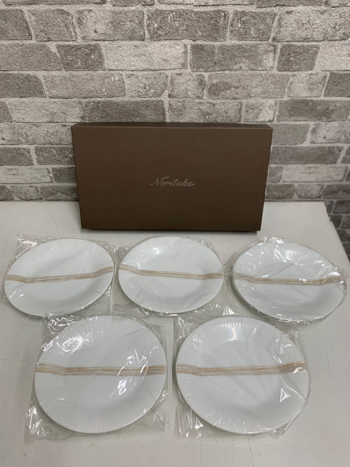 Noritake ノリタケ 小皿 5枚 銘々皿 長径:約14cm 常葉草 F10364/1658
