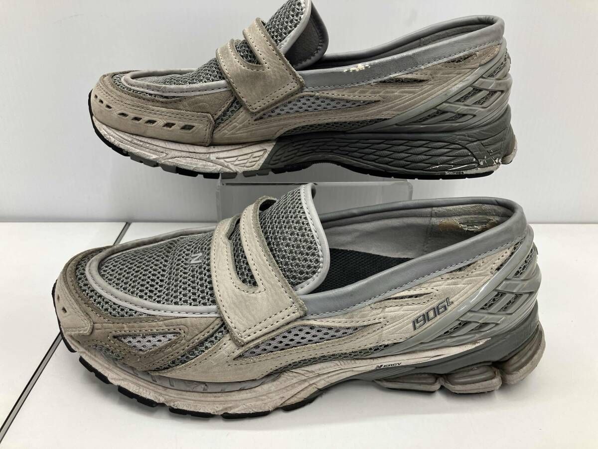 new balance U1906LGR US9 27cm ローファースニーカー メッシュ グレー