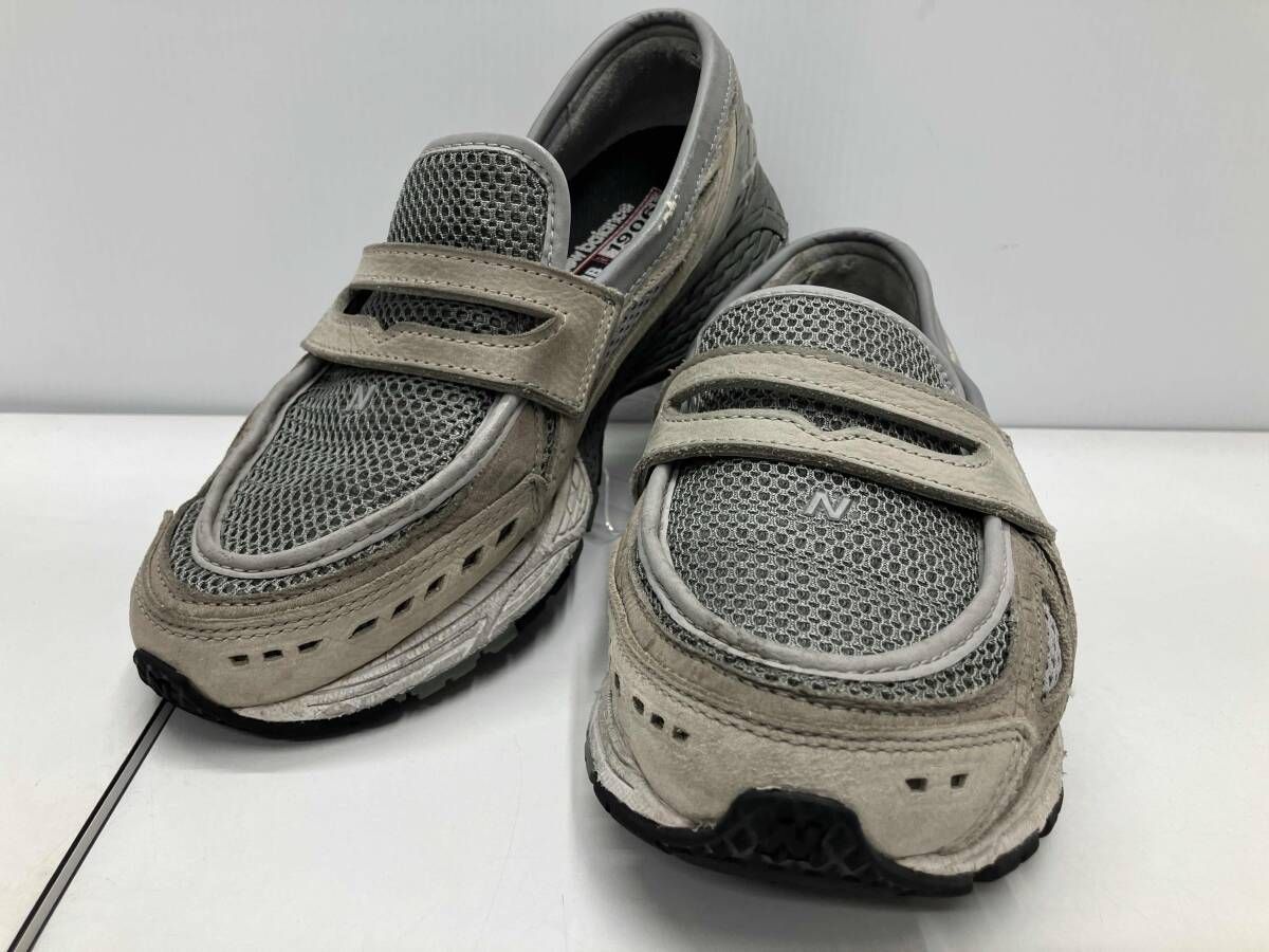new balance U1906LGR US9 27cm ローファースニーカー メッシュ グレー