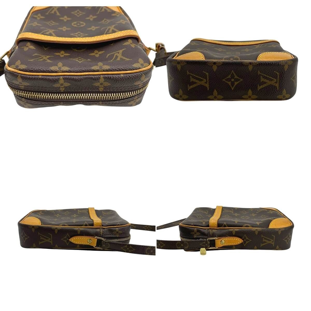 【中古】 LOUIS VUITTON ルイ・ヴィトン M45266 モノグラム ダヌーブ  ショルダーバッグ ゴールド金具 ブラウン ユニセックス 25029243 SA LOUIS VUITTON - 【中古】 LOUIS VUITTON ルイ・ヴィトン M45266