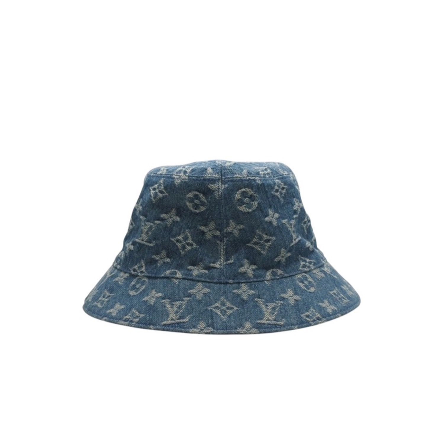 未使用Louis Vuitton モノグラム デニム バケットハット LOUIS VUITTON ルイヴィトン モノグラムデニム バケットハット LV