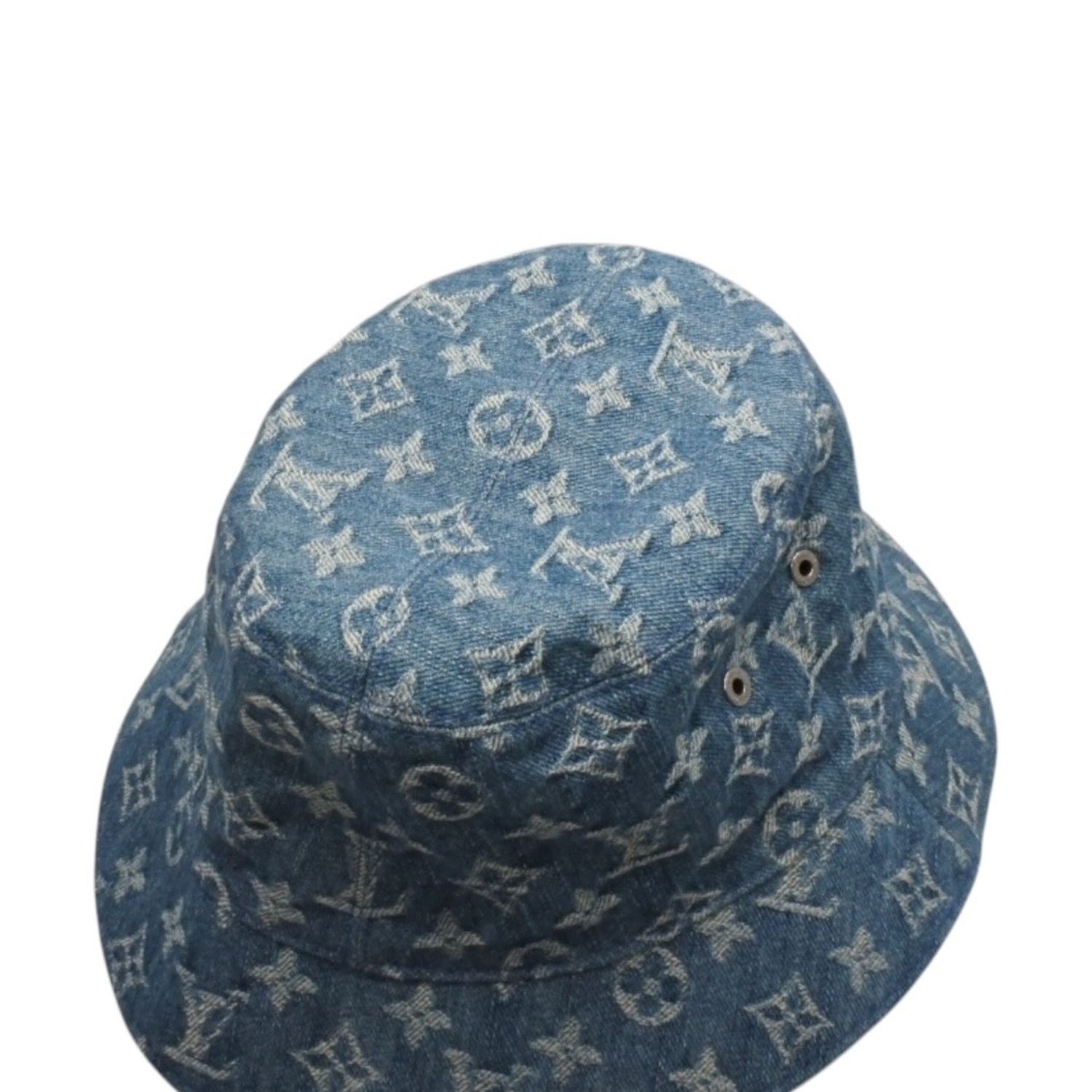 LOUIS VUITTON ルイヴィトン モノグラムデニム バケットハット LV
