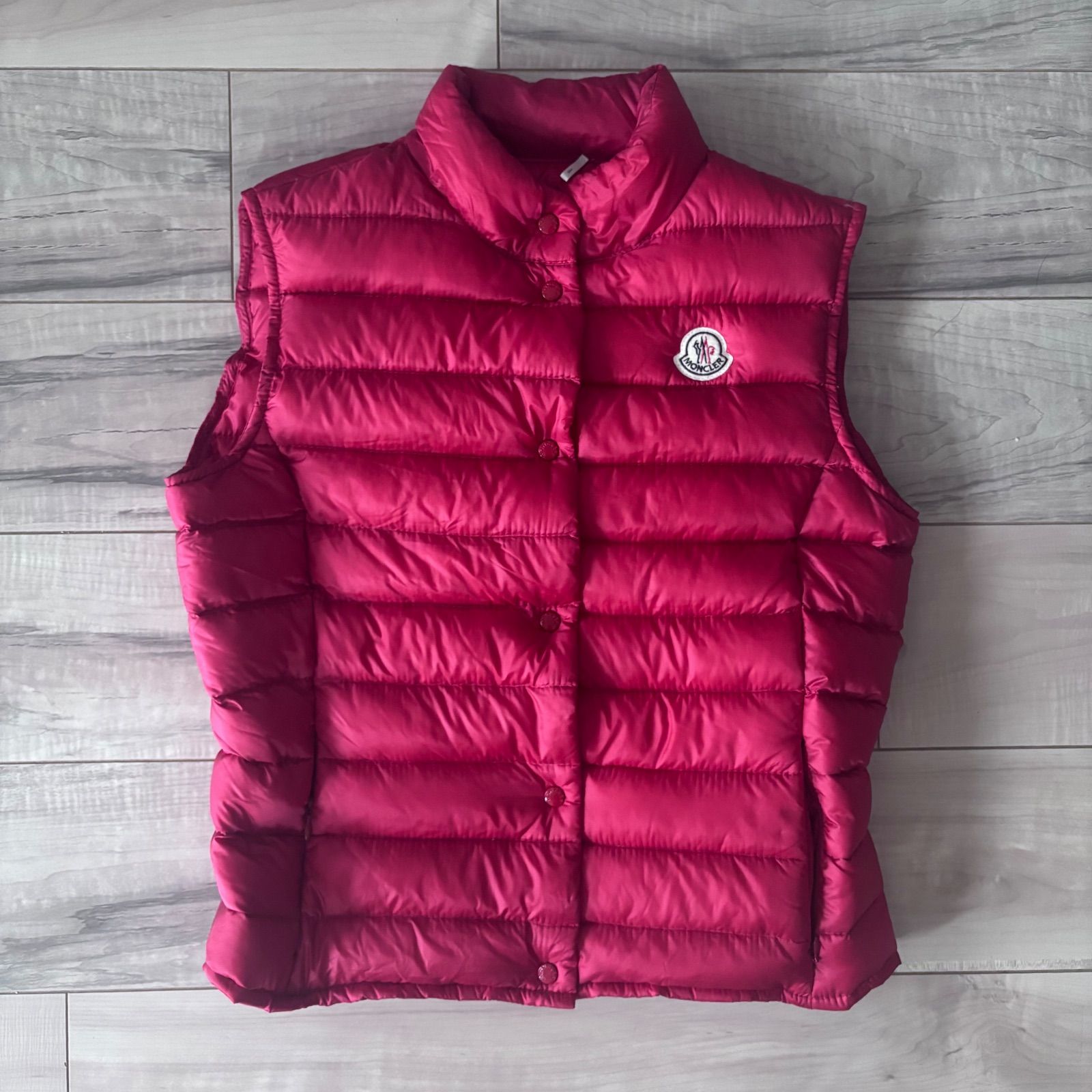 モンクレール ダウンベスト MONCLER LIANE☆レッド☆サイズ2 - メルカリ