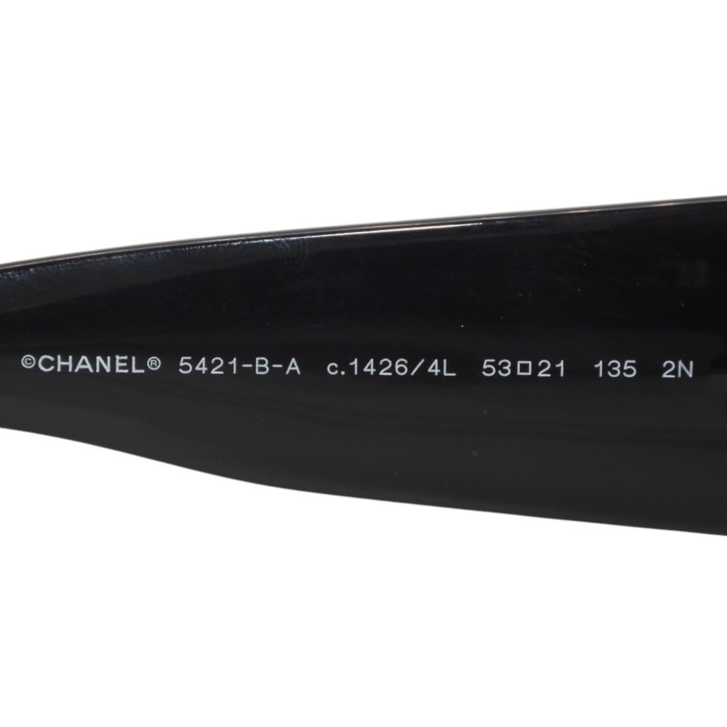 新品同様 CHANEL シャネル サングラス アイウェア 5421-B-A c.1426/4L