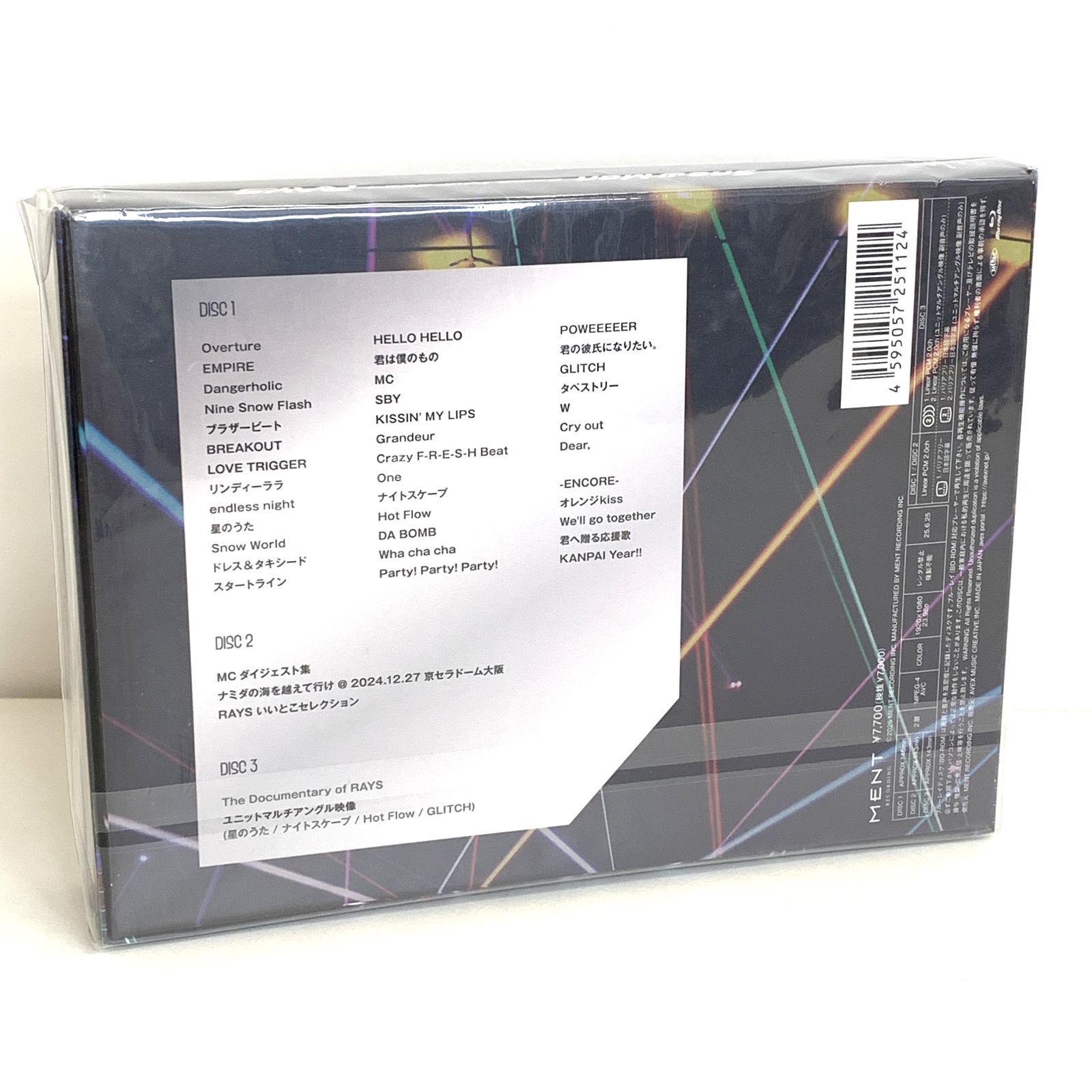 未開封品】Snow Man Dome Tour 2024 RAYS 初回盤 Blu-ray スノーマン 