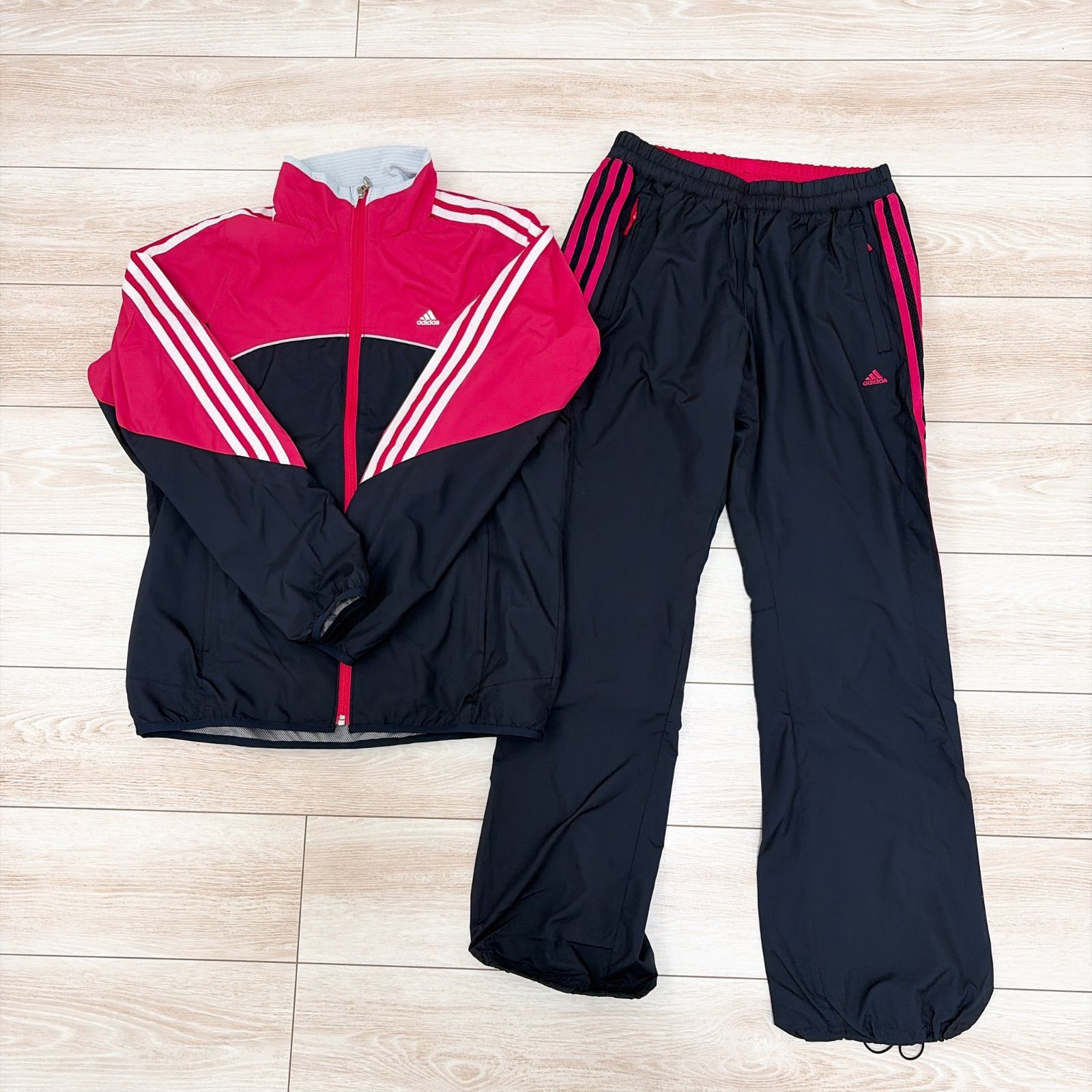 adidas ジャージ セットアップ L 赤 新品 メンズ ジャージ