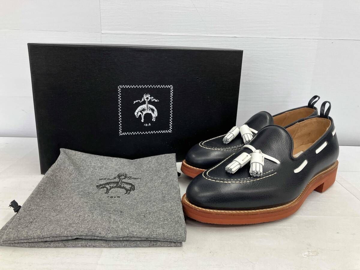 美品／Brooks Brothers／タッセルローファー／8D／推定26.5cm 