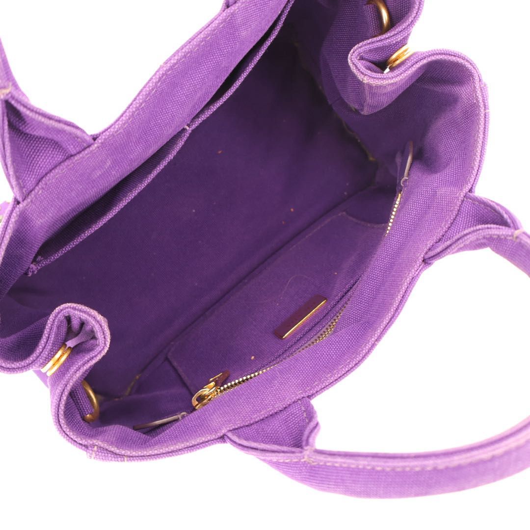 プラダ PRADA カナパ ビジュー付 2WAYハンドバッグ - メルカリ