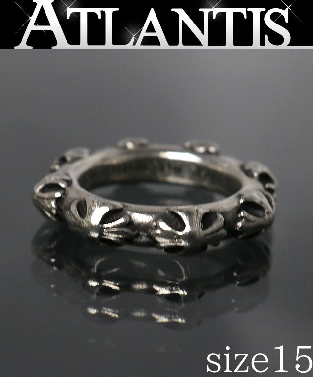 CHROME HEARTS 銀座店 クロムハーツ クロスバンドリング 指輪 メンズ