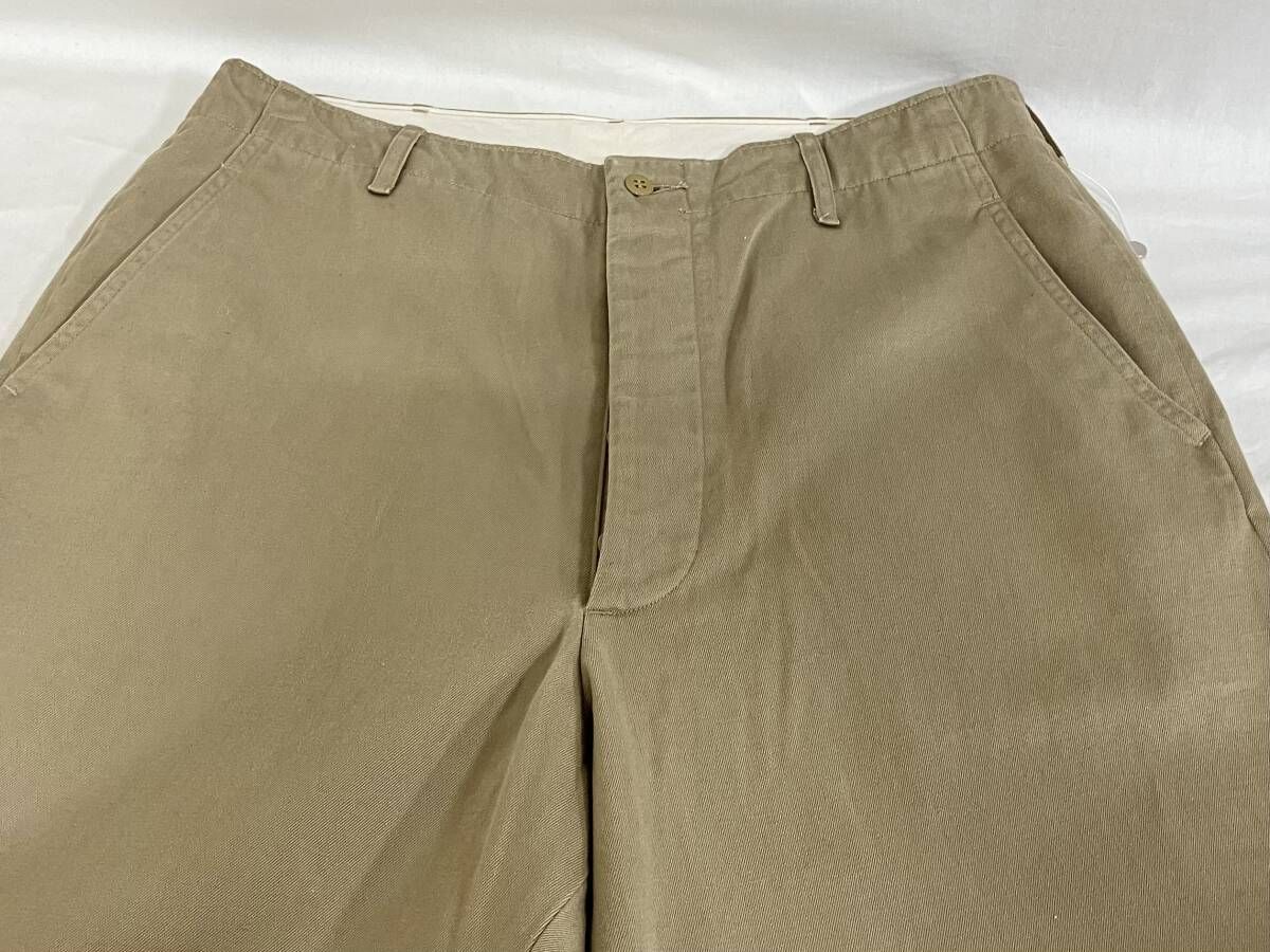 25SS COMOLI B01-03021 チノパンツ サイズ3 KHAKI 日本製 タグ付き