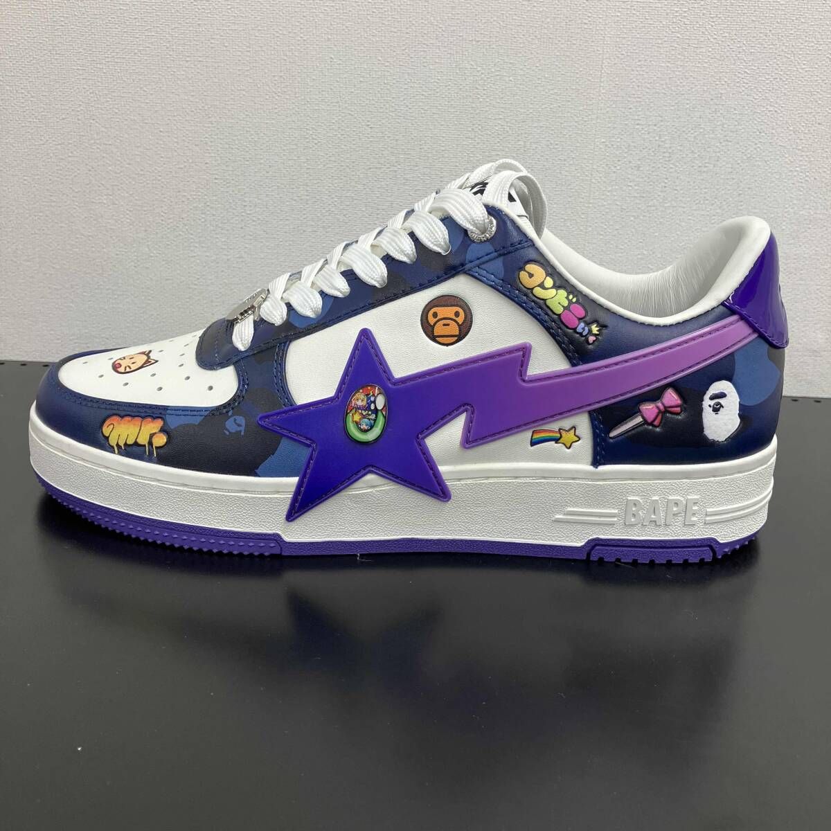 A BATHING APE✖️Mr.／BAPE STA OS 1／blue - メルカリ