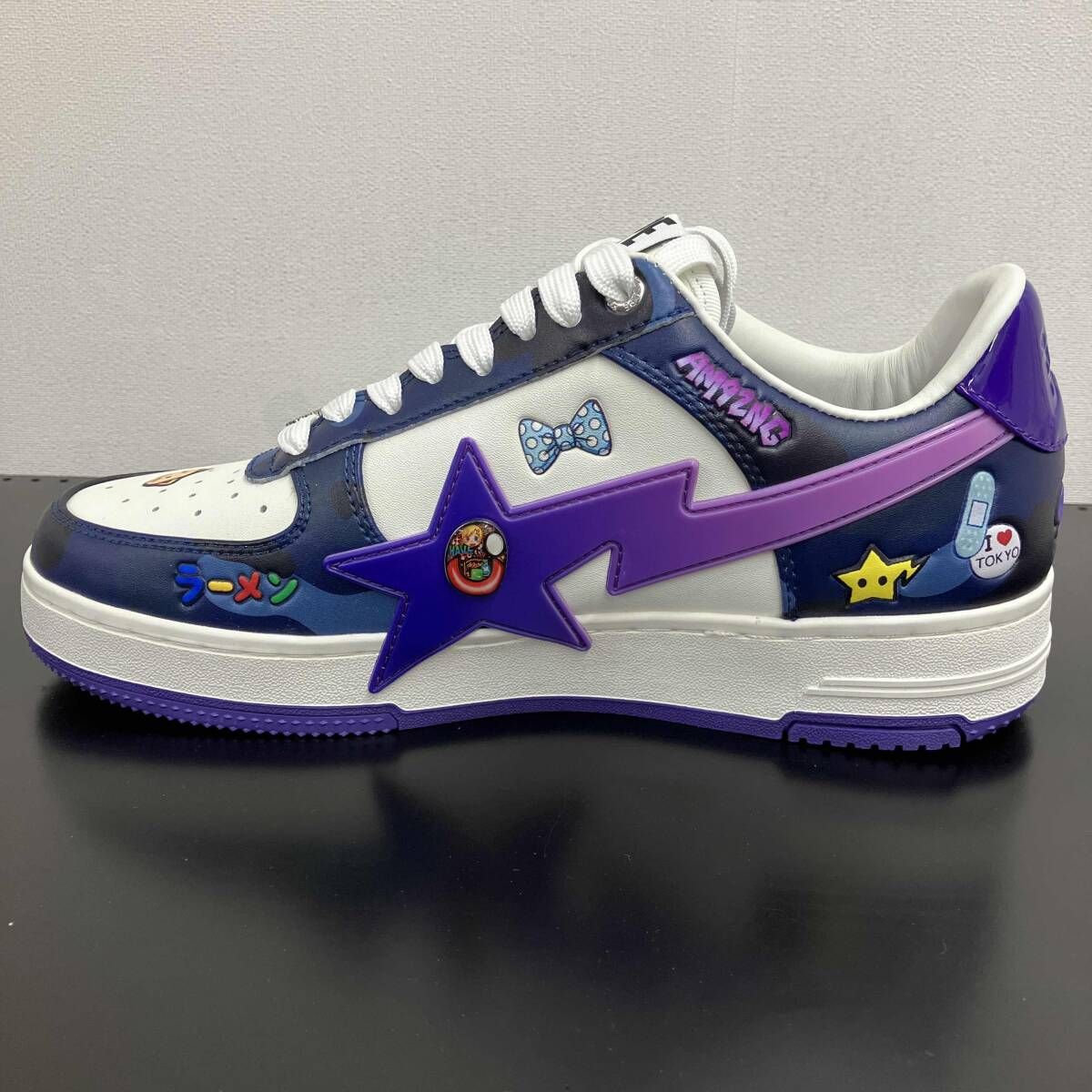 A BATHING APE✖️Mr.／BAPE STA OS 1／blue - メルカリ