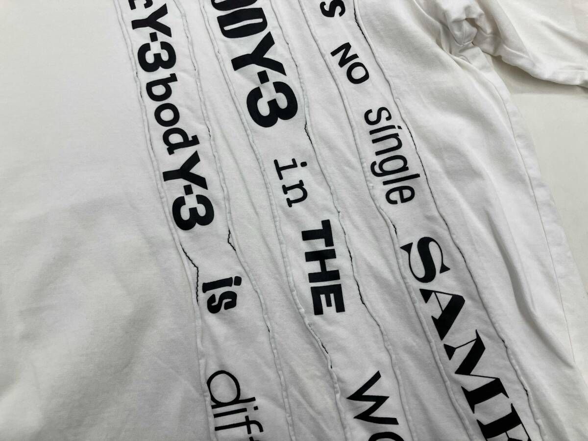 みなさまのご確認用画像 ホワイト Y-3／ワイスリー／DP048／半袖Tシャツ／S／ホワイト-直営 店 東京