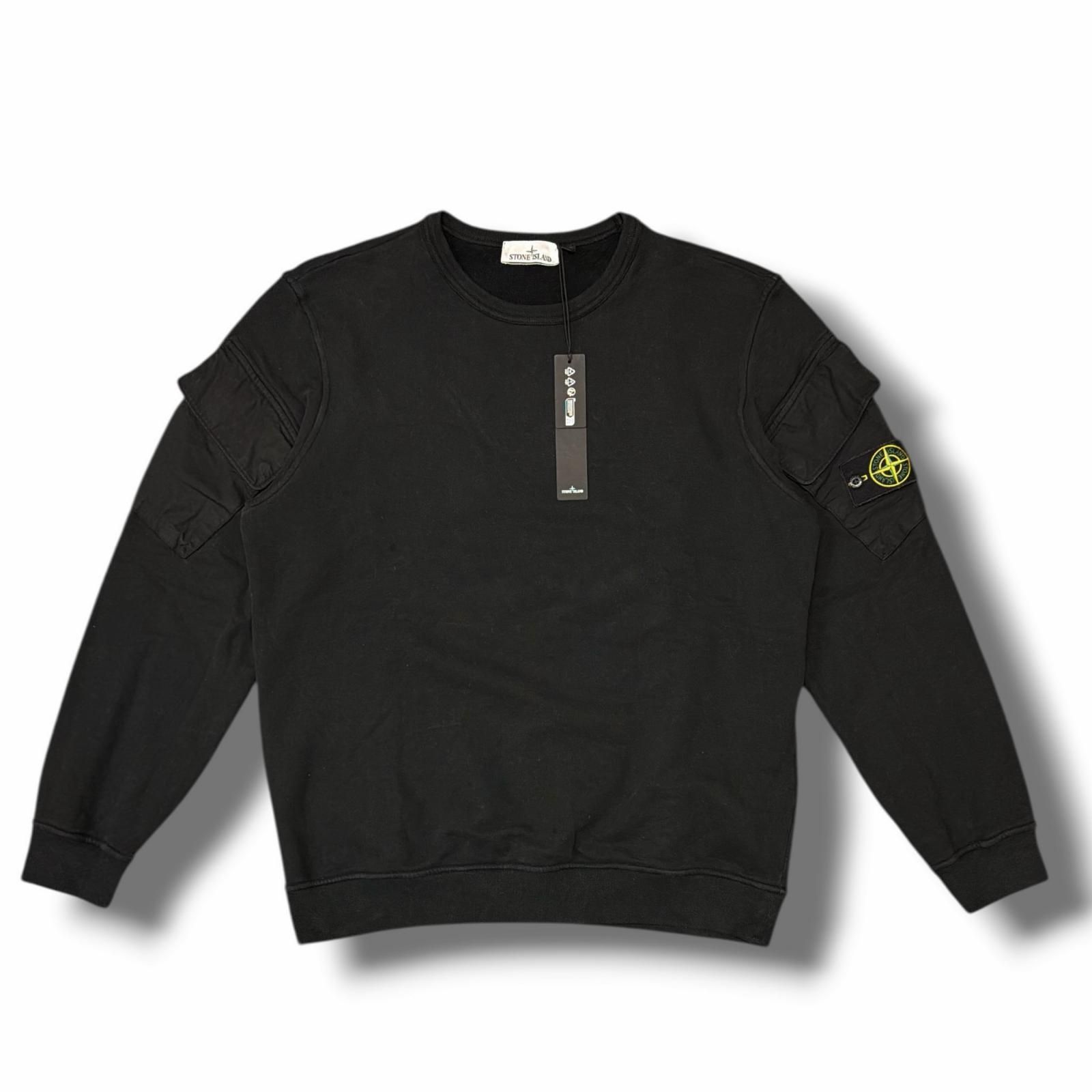 国内正規 STONE ISLAND BRUSHED ORGANIC COTTON FLEECE スウェット 