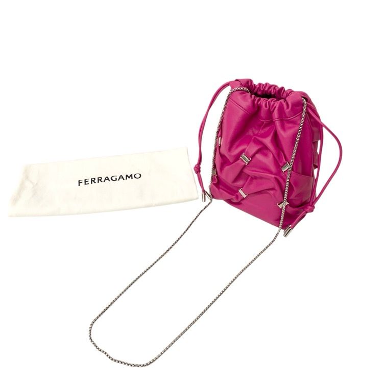 ninaさま専用♡フェラガモ♡ヴァラ♡リザード♡3way♡チェーンショルダー スペシャルラッピング付き】フェラガモ Salvatore Ferragamo