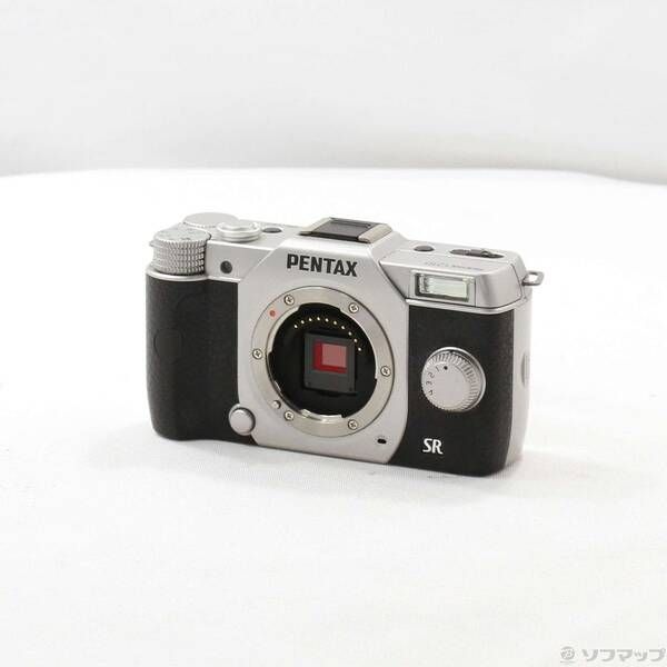 カメラ PENTAX Q10 ホワイト×シルバー