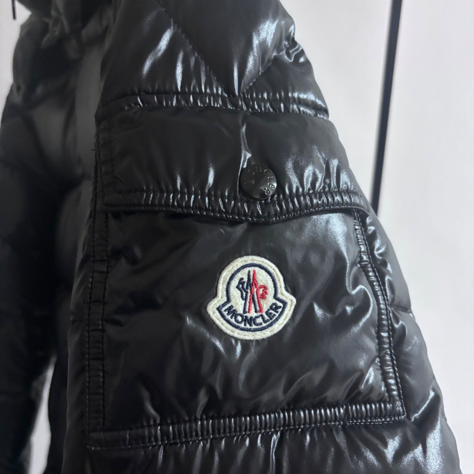 モンクレール MONCLER MAYA☆ブラック☆サイズ1☆ ダウンジャケット 黒 