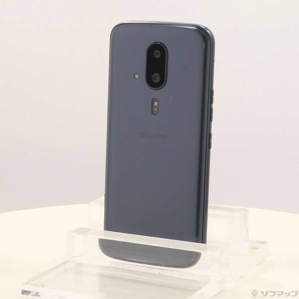 らくらくスマートフォン F-53E 128GB ネイビー docomo SIMフリー中古