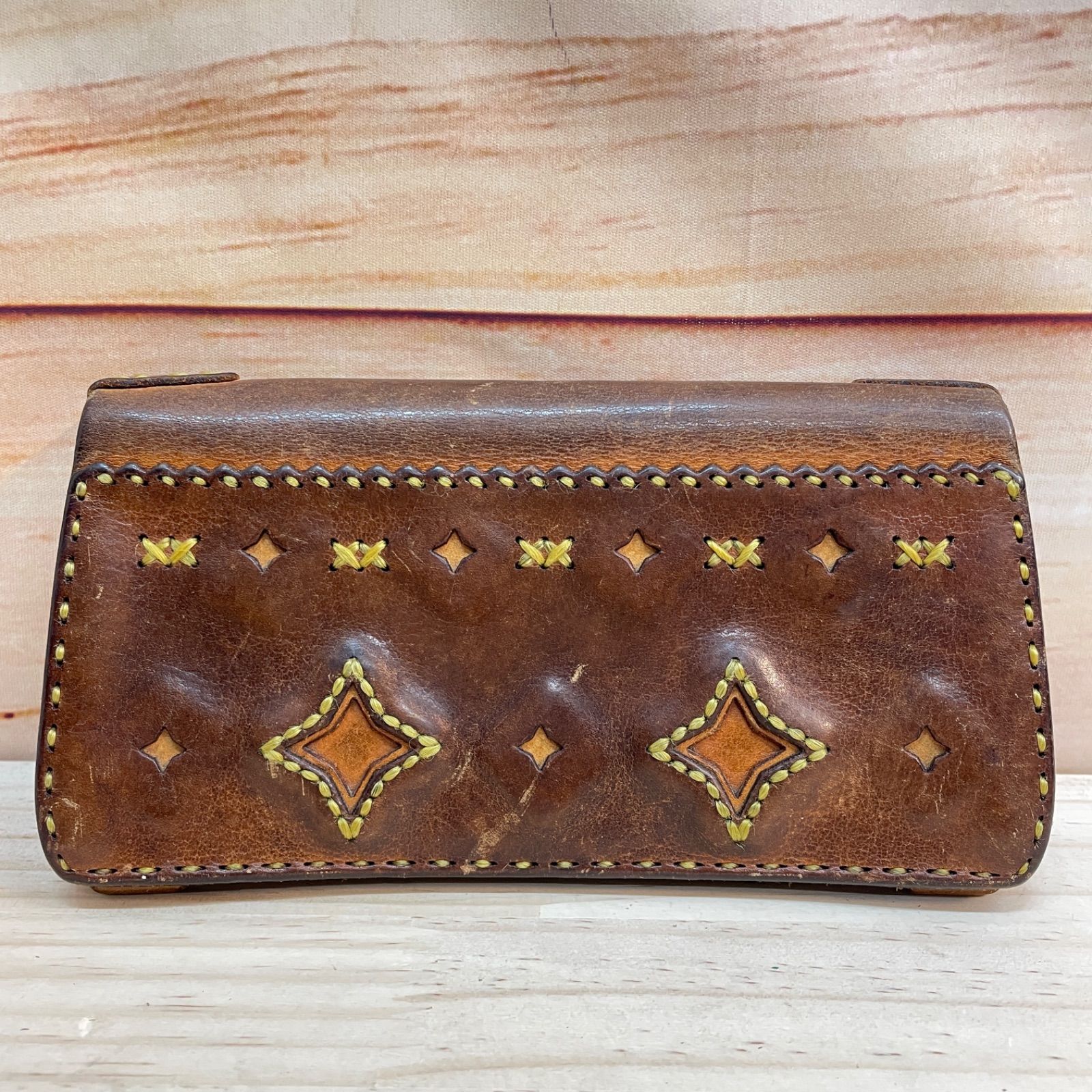 OJAGA DESIGN オジャガデザイン レザーロングウォレット - メルカリ