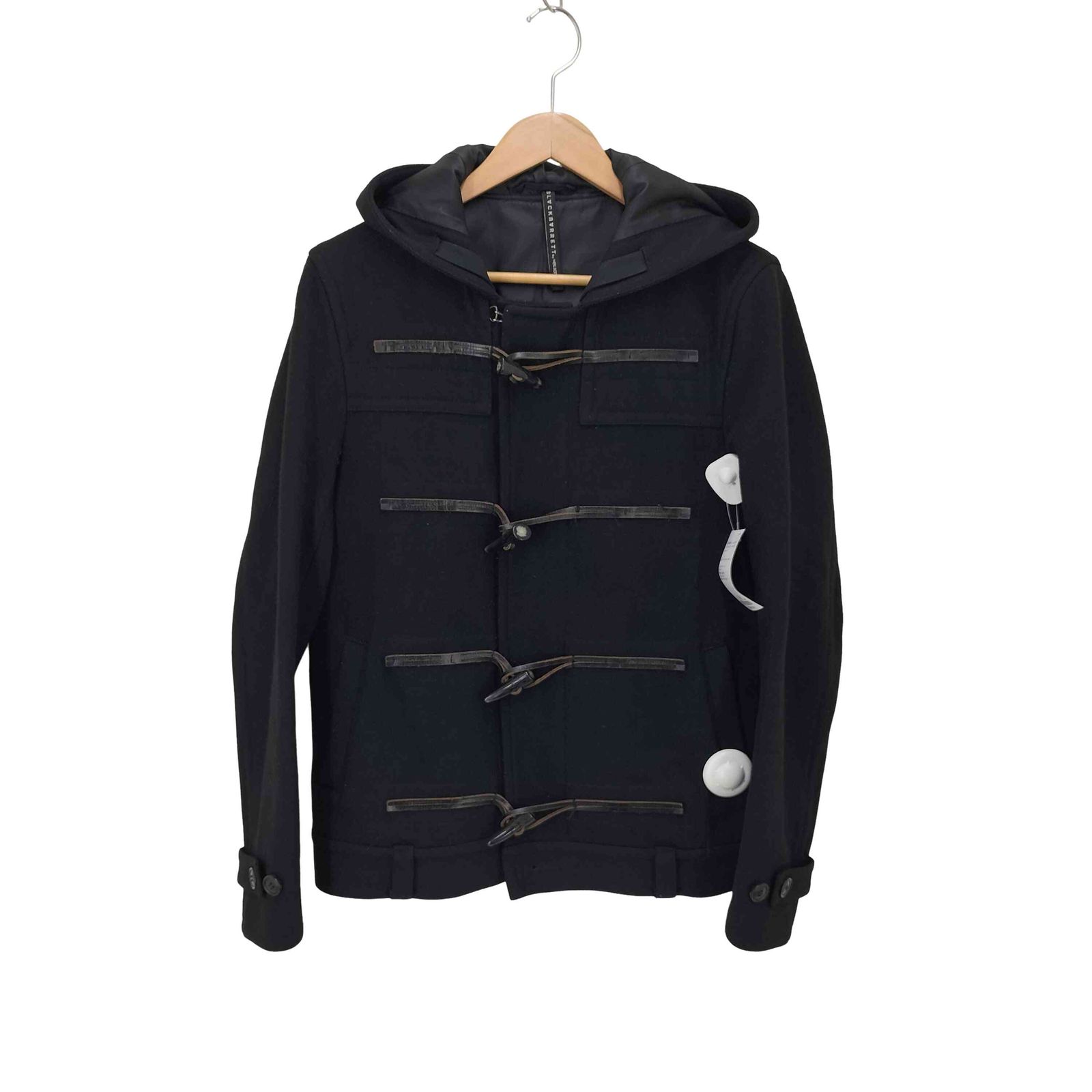 NEIL BARRETT ダッフルコート ニールバレット 黒 44 ブラックバレットバイニールバレット BLACKBARRETT by neil barrett