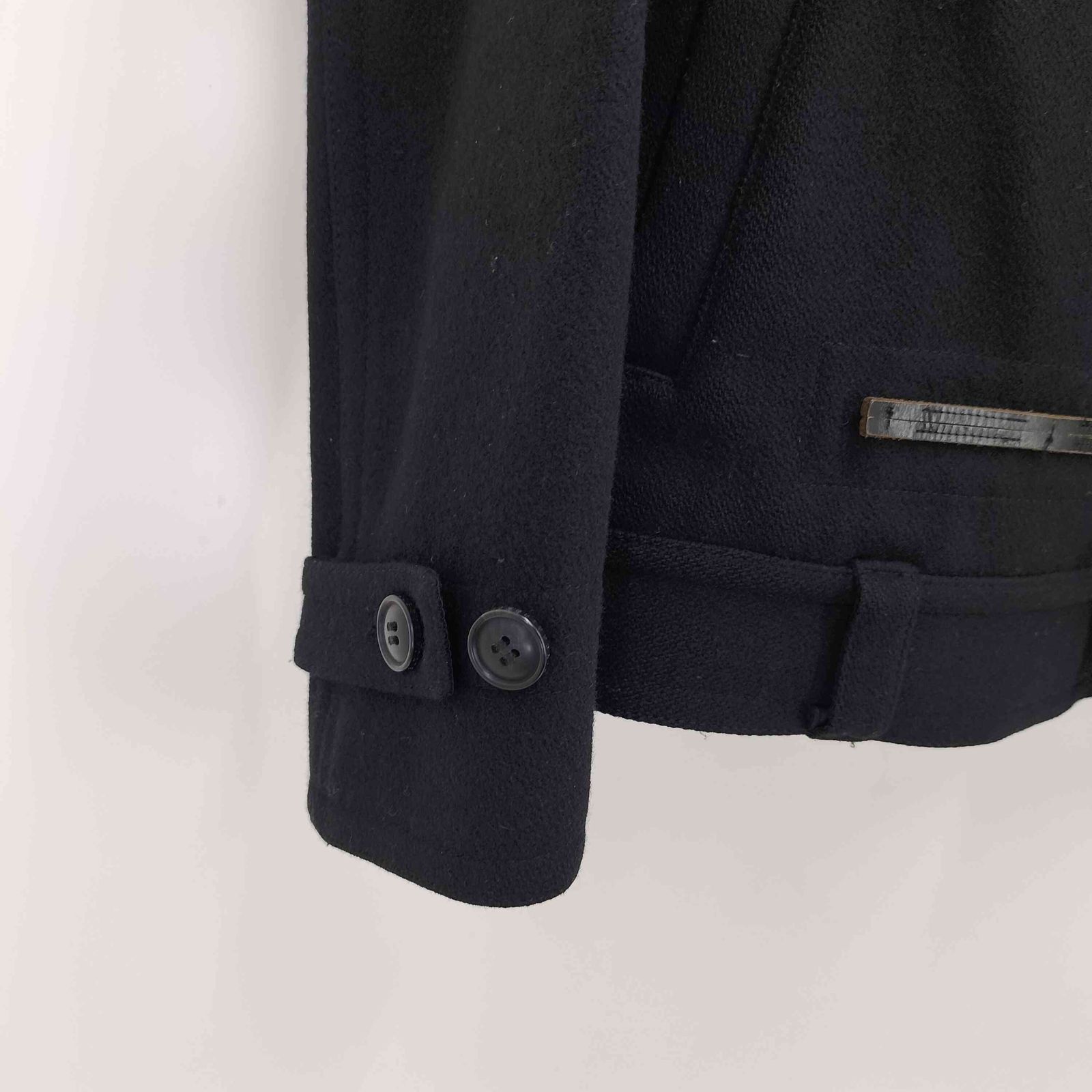 BLACK BARRETT by NEIL BARRETT ダッフルコート 牛革 ブラックバレットバイニールバレット BLACKBARRETT by neil barrett
