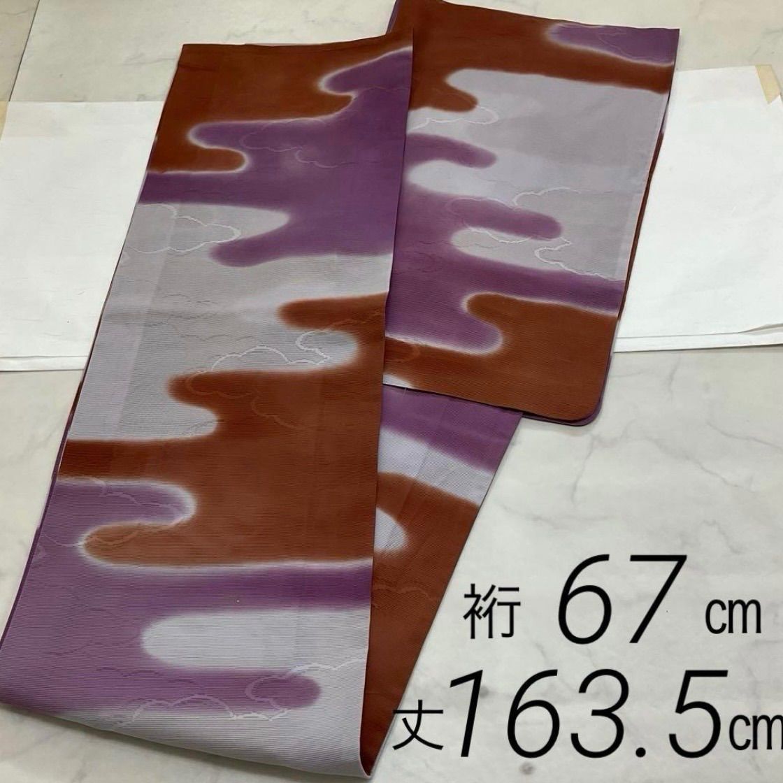 ◆kimono+one◆kimonoarisa◆厳選◆夏物◆センスの良い夏着物◆駒絽織◆ロング◆裄67肩丈163.5◆夏着物夏帯着物帯小紋普段着名古屋帯洒落袋帯半幅帯