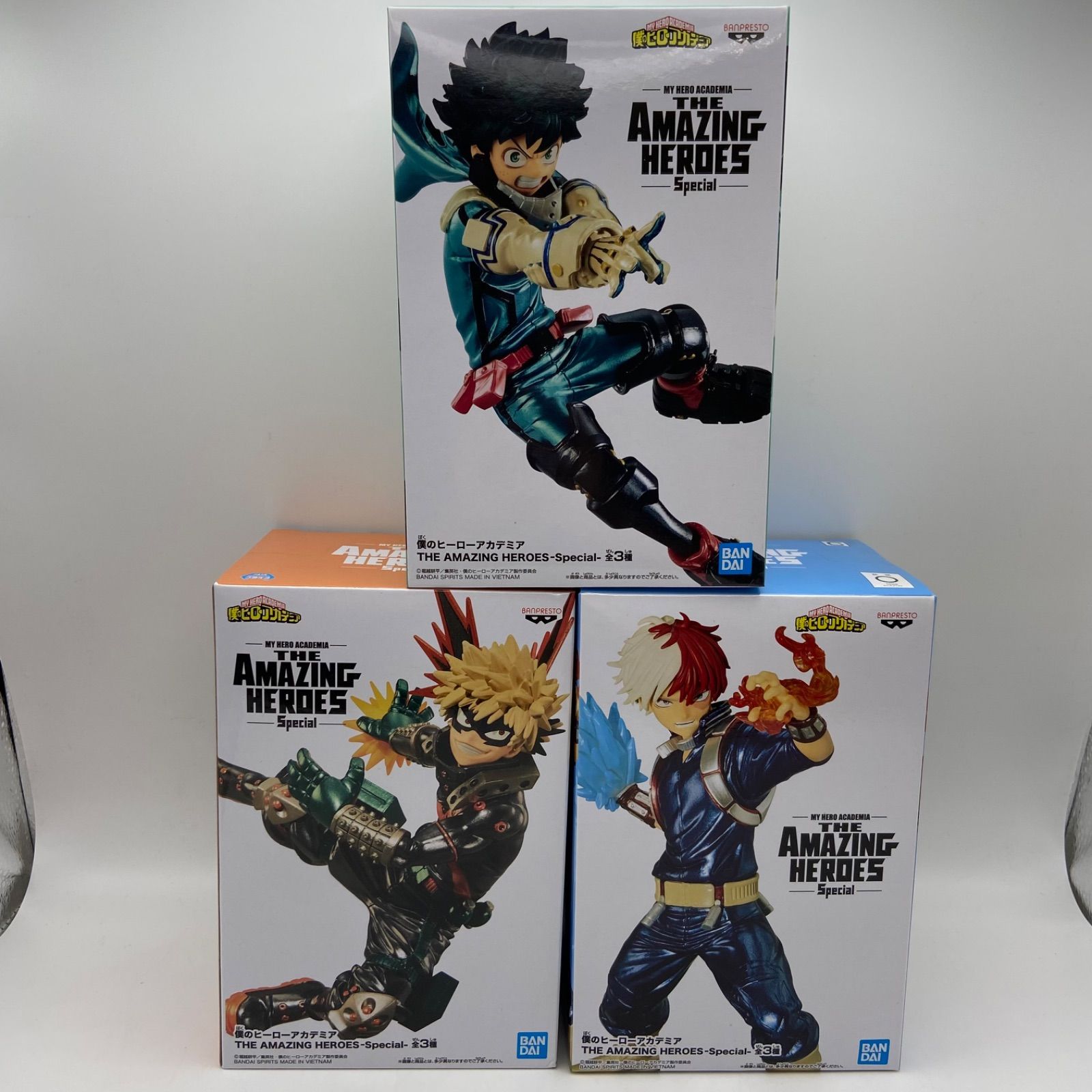 僕のヒーローアカデミア AMAZING HEROES 3体セット BANPRESTO（バンプレスト） 僕のヒーローアカデミア THE AMAZING