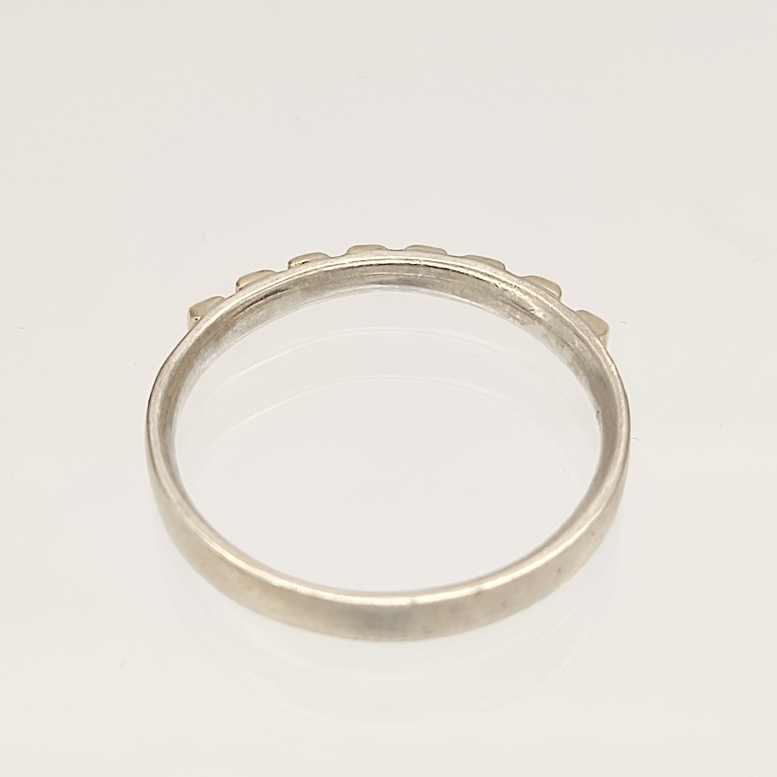 美品】スタッズリング コンビデザイン SILVER K10×シルバー925 11号 