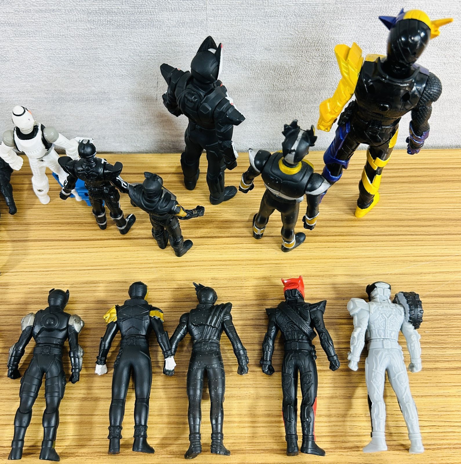 現状品】BANDAI ソフビヒーロー 仮面ライダー 多種シリーズ 大量50体